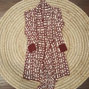 Modcloth long open cardigan sweater